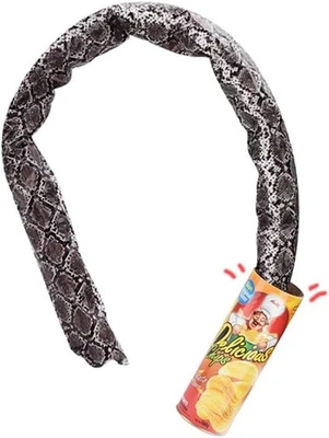 KUSHINA VANVENE Potato Chip Snake In A Can Gag Gift Prank Large Size for April Fools' Da
