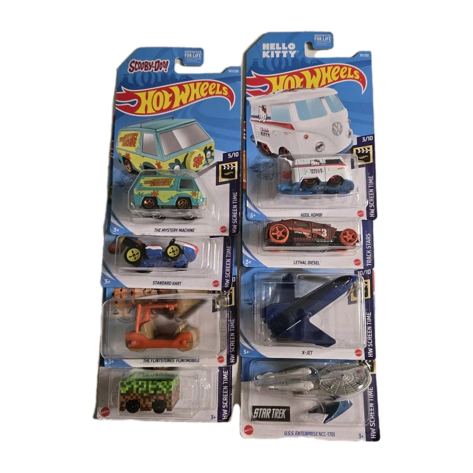 Hot Wheels Mystery Machine Flinstones Hello Kitty Kool Kombi Star Trek  - Image 1 of 4