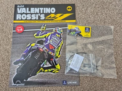 1/4 DEAGOSTINI COSTRUISCI LA MOTO YAMAHA YZR-M1 VALENTINO ROSSI PARTE NUMERO 23 - Immagine 1 di 3