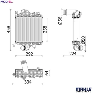 CHARGE AIR COOLER CI 672 000P FORCHARGE AIR COOLER CI 672 000P FOR AUDI  PORSCHE - Picture 1 of 19