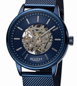 Mechanische Regent F-1396 Skelett Herrenuhr 5 ATM WR UVP* 178,00 EUR Handaufzug - Picture 1 of 4