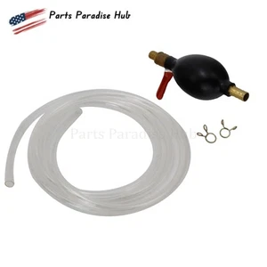 Gas Transfer Siphon Pump Gasoline Siphone Hose Oil Water Fuel Transfer Hand Pump - Picture 1 of 10