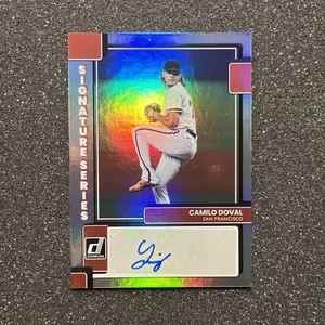 2022 Donruss CAMILO DOVAL #SS-CD Signature Series AUTO - MLB BASEBALL - Picture 1 of 4