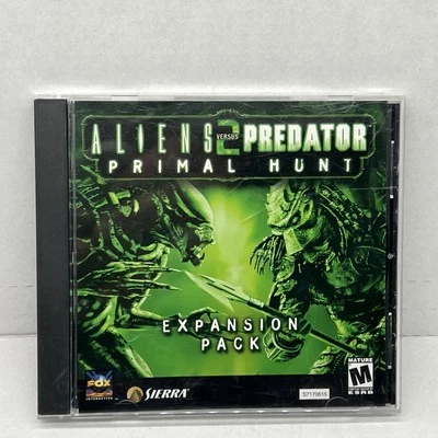 Aliens VS Predator 2: Primal Hunt Expansion Pack (Windows PC ‘02) SIERRA New NOS - Image 1 of 4