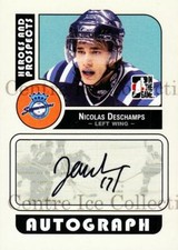 2008-09 ITG Heroes and Prospects Auto #AND Nicolas Deschamps