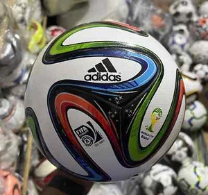 Adidas Brazuca Pallone Ufficiale Coppa del Mondo FIFA Brasile 2014 Calcio Match Taglia 5 - Foto 1 di 6