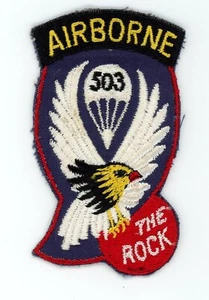 1950s US Army 503rd Airborne patch SSI - Picture 1 of 2