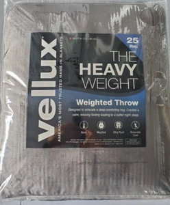 NEW Vellux The Heavy Weight 25 lb Throw Color: Gray - Picture 1 of 1