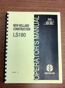 Manual de operador de minicargadora New Holland LS180 - Imagen 1 de 1