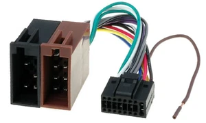 Auto Radio Adapterkabel Stecker DIN ISO 16 Pin für Kenwood KDC KRC-W DPX DPX-MP - Bild 1 von 12
