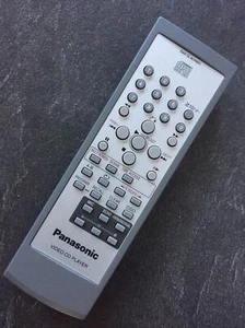 PANASONIC VIDEO CD RAK-SLA04WH for SLVP45 GENUINE REMOTE CLEANED TESTED WORKING - Picture 1 of 6