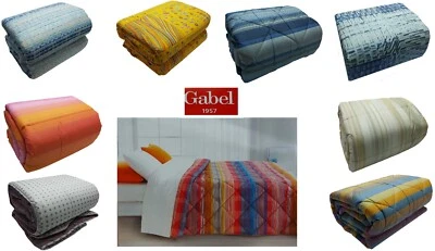 TRAPUNTA LETTO SINGOLO PIUMONE INVERNALE 320 GR/MQ COTONE 58 FILI GABEL OFFERTA - Immagine 1 di 4