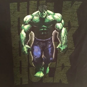 MARVEL Movie 2008 INCREDIBLE HULK Black T-Shirt, Kids Size M (8) - Picture 1 of 4