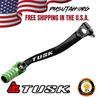 Pedal de cambio Tusk Green 2006-2015 Kawasaki KX450F KX 450F palanca de cambios plegable Foto 1 de 4
