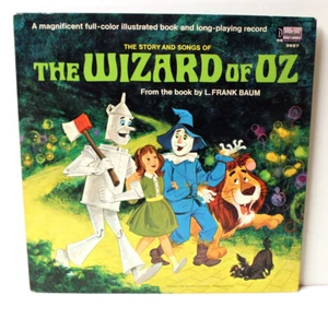 Disneyland The Wizard of OZ Vinyl Record with Color Storybook - Picture 1 of 9