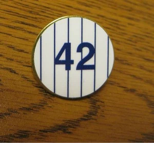 The New York Yankees #42 Mariano Rivera Baseball Pin NY Retired HOF Abreu - Picture 1 of 1