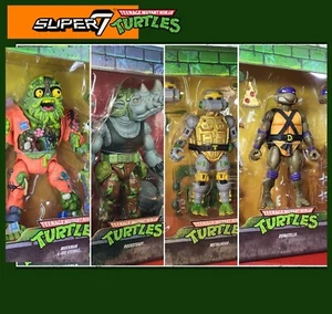Super7 TMNT Ninja Turtles Ultimates - Muckman, Metalhead, Donatello, Rocksteady - Bild 1 von 49