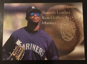 Fleer Ken Griffey Jr 1996 ¡inserto de cuero liso #4! - Imagen 1 de 2