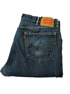 Jeans Levi’s 559 para hombre azules 40x32 (medido 40x31) relajados rectos usados en excelente estado - Imagen 1 de 13