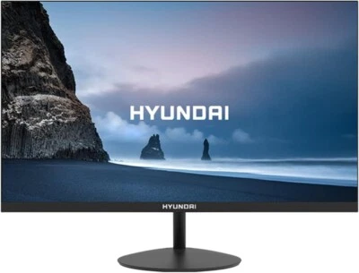 HYUNDAI 22" Full HD Monitor 1080p VA Panel 60Hz HDMI Office Display - Black - Image 1 of 4