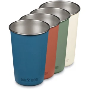 Klean Kanteen Pint Cups 4-Pack 473ml Drinking Cup Water Multi Colour - Picture 1 of 1