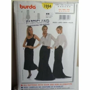 Burda Sewing Pattern 7894 Skirt, UNCUT Year Size US: 10-12-14-16-18-20 - Picture 1 of 6