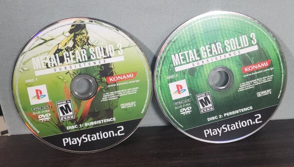 Metal Gear Solid 3: Subsistence (Sony PlayStation 2 PS2, 2006) TESTED WORKING  - Image 1 of 4