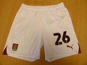 NORTHAMPTON TOWN FC | 26 | JACK BALDWIN | MATCHWORN SHORTS 2024/2025 | Size L - Picture 1 of 3