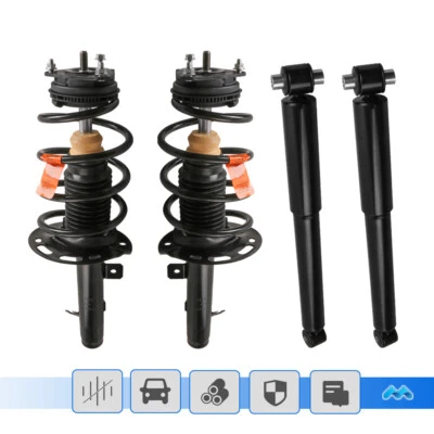 For 2006 2007 Ford Focus Front & Rear Struts Shocks W/Coil Spring Box(4) - Изображение 1 из 4