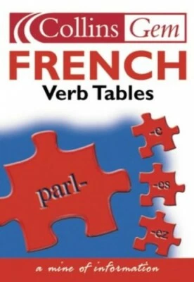 French Verb Tables (Collins Gem) Paperback Book The Fast Free Shipping - Image 1 of 2