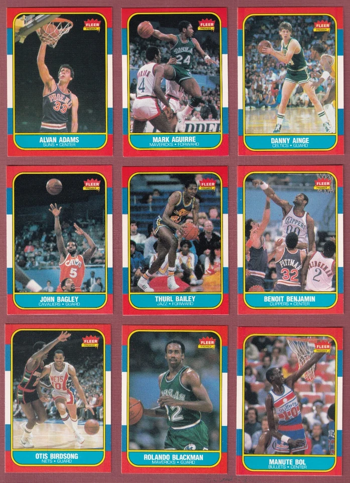1986 Fleer Basketball (1-132) * You Pick * Conditions Listed - Image 1 of 1
