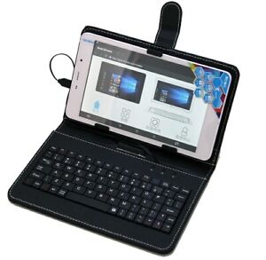 Universel 7Pouces Housse en Cuir avec Micro USB Clavier Pour Tablette