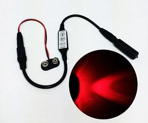 Micro Effects Red LED Light & Control Strobe Flash Blink 9 Volt MEL-PR1-D-9VB - Picture 1 of 3