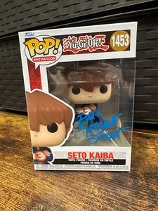 JSA Signed Eric Stuart Funko Pop! Vinyl: Yu-Gi-Oh! Seto Kaiba 1453 w Protector - Picture 1 of 6