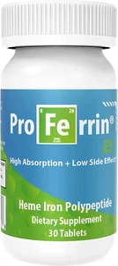 Proferrin ES- 10.5Mg of High Absorbing Heme Iron Polypeptide. Made in the USA. 3 - Picture 1 of 12