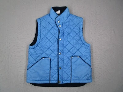 Chaleco Billabong Vintage para Mujer Azul Acolchado Reversible Cremallera Completa Fleece Y2K Foto 1 de 4