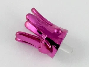 Lego Minifigur Chrom rosa Krone Pin Herz groß Belville FRIENDS für Haarloch - Bild 1 von 1