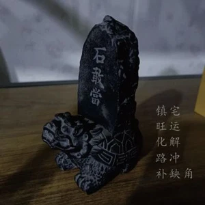 Taishan Stone Statue Feng Shui Protection Decor Home Outdoor Corner - Picture 1 of 10