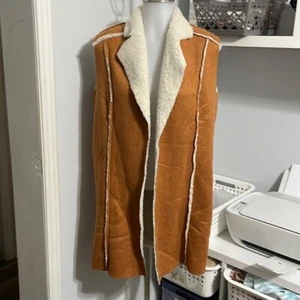 Sleeveless Sherpa Vest size S - Picture 1 of 5
