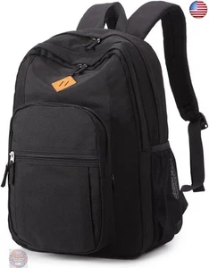 abshoo Classical Basic Travel Backpack For School Water Resistant Bookbag - Picture 1 of 10