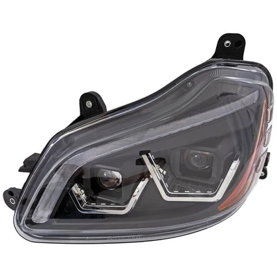 Fit for Kenworth T680 2013-2022 with Black LED StripDriver Side LED Headlight Foto 1 de 4