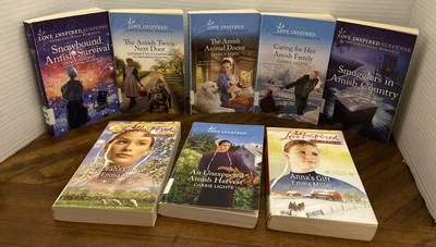 Harlequin Love Inspired Inspirational Romance Amish Paperback Lot Of 8 2011-2022 - Image 1 of 4