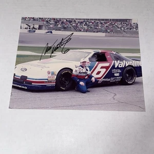 Mark Martin NASCAR HALL OF FAME signed #6 VINTAGE photo 1993 VALVOLINE T-BIRD - Picture 1 of 1