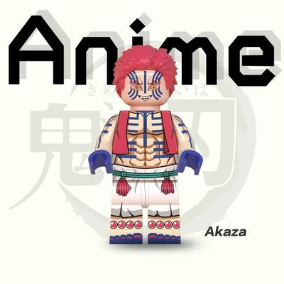 Anime Demon Slayer Akaza Custom Minifigure 2 inch gift for fan Birthday gift - Image 1 of 2