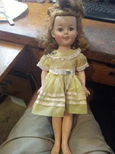 Vintage 1950’s IDEAL Shirley Temple Doll Vinyl 17” Sleepy Eyes ST-17-1 - Picture 1 of 8