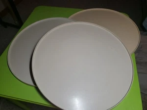 Set Of 3 Rubbermaid Lazy Susan Almond Large 15.5” 2715 - Picture 1 of 9