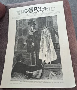 1892 Zeitschrift The Mountebanks W. S. Gilbert Alfred Cellier Gilbert & Sullivan - Bild 1 von 2