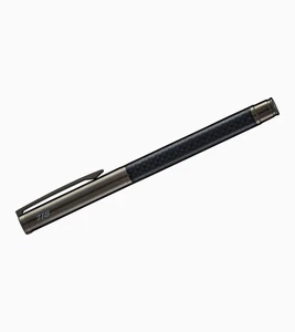 Porsche 718 Rollerball Pen Carbon Dark Grey Metal Genuine WAP0512070N718 - Picture 1 of 3