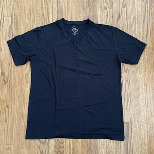 True Classic Premium Quality * V NECK * Tee T Shirt BLACK Men's EXTRA LARGE XL - Picture 1 of 2