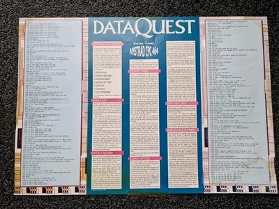 Vintage Data Quest Amstrad CPC 464 Poster - Image 1 of 4